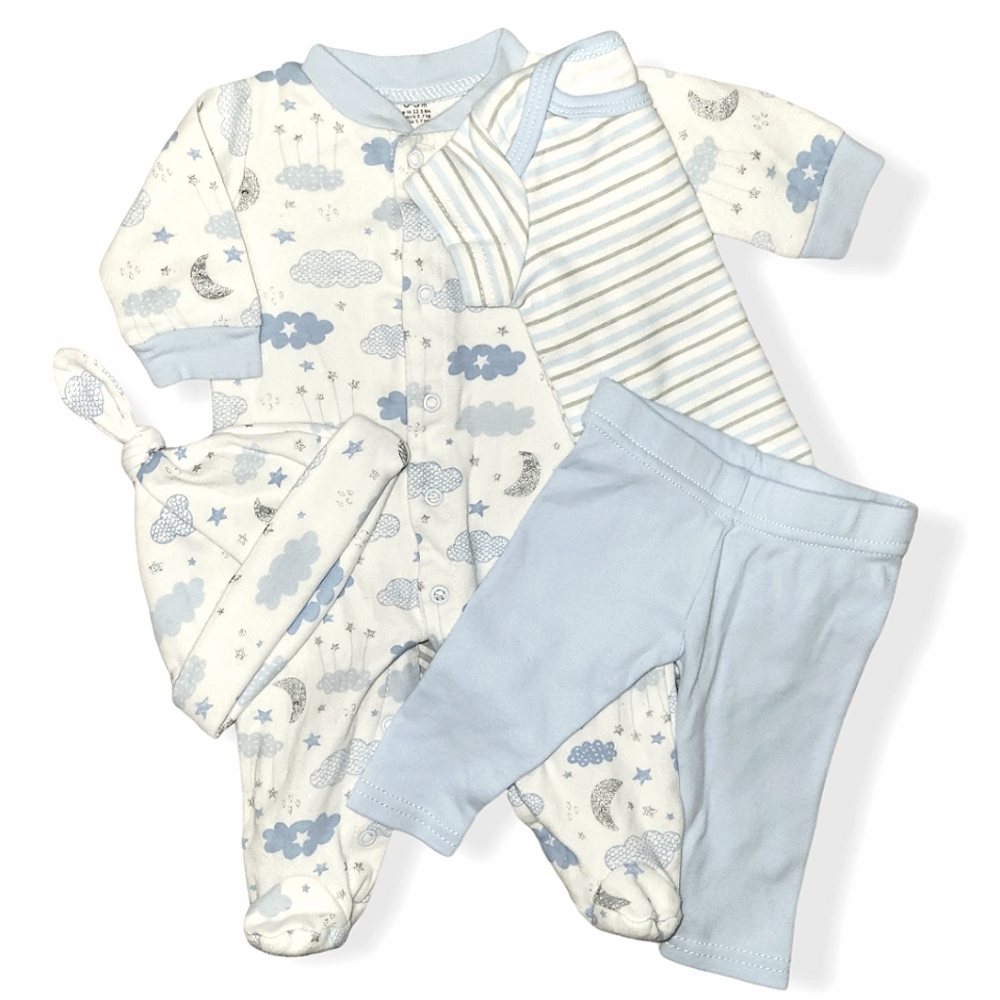 NWOT Baby Starters Night Sky Baby Bundle Size 0-3M